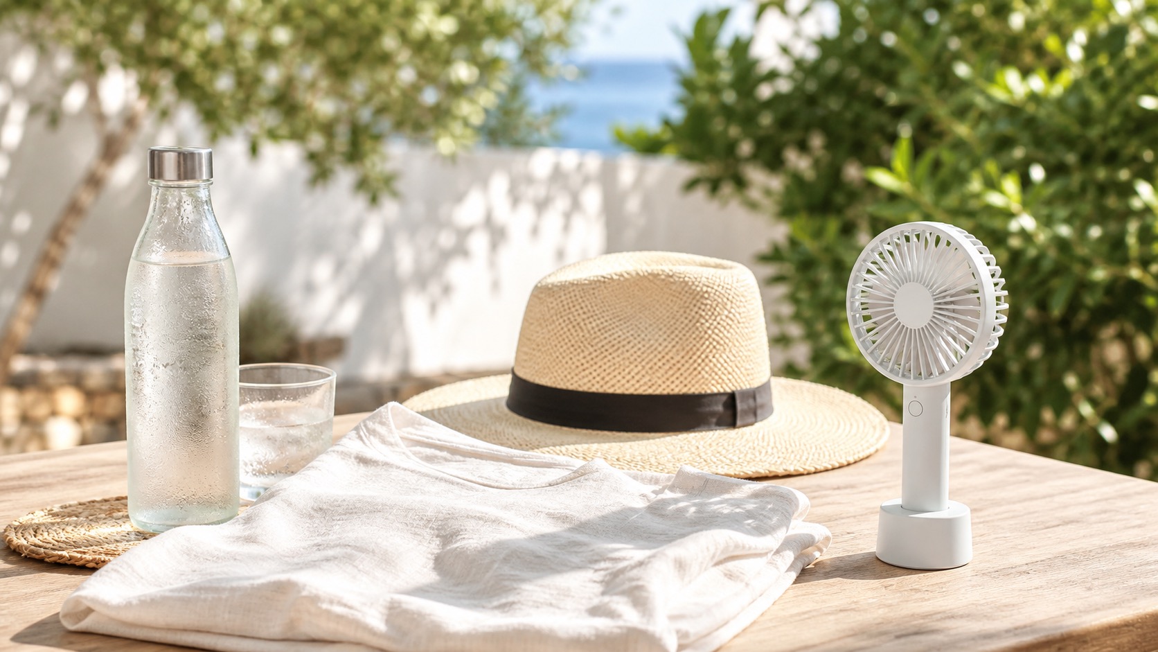 Hidratación y medidas de prevención frente al calor en personas con hiperhidrosis